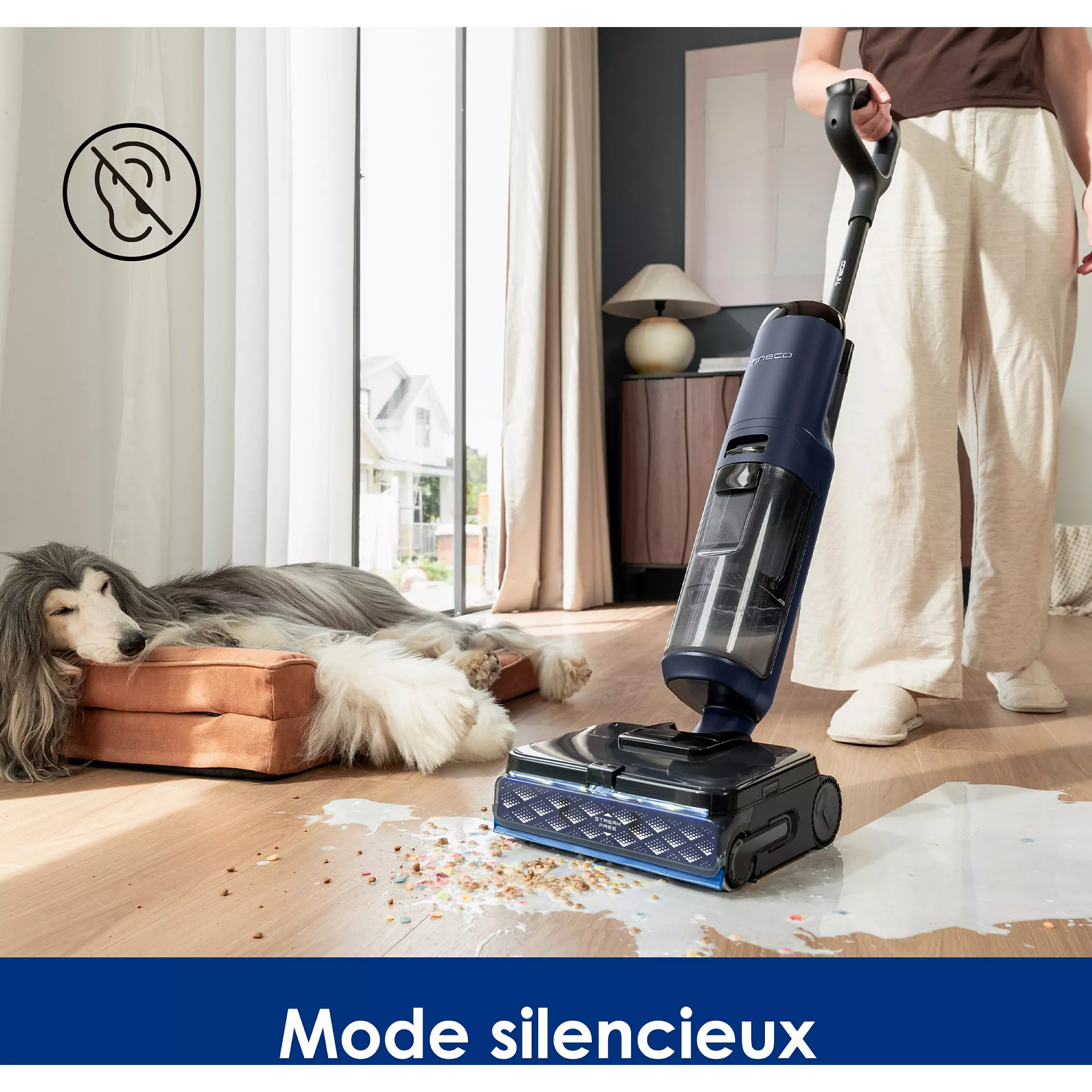 TINECO FLOOR ONE S7 max PRO – Aspirateur Laveur Intelligent Sans Fil | Nettoyage Double Bord - Thumbnail 2