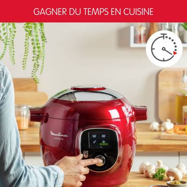 MOULINEX COOKEO+ – Multicuiseur Intelligent 6 L | 180 Recettes Préprogrammées | Cuisson Rapide - Thumbnail 2